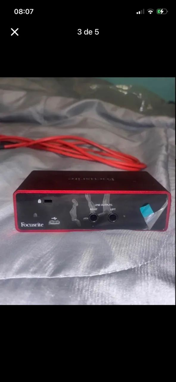 Interface de áudio focusrite - Foto 2