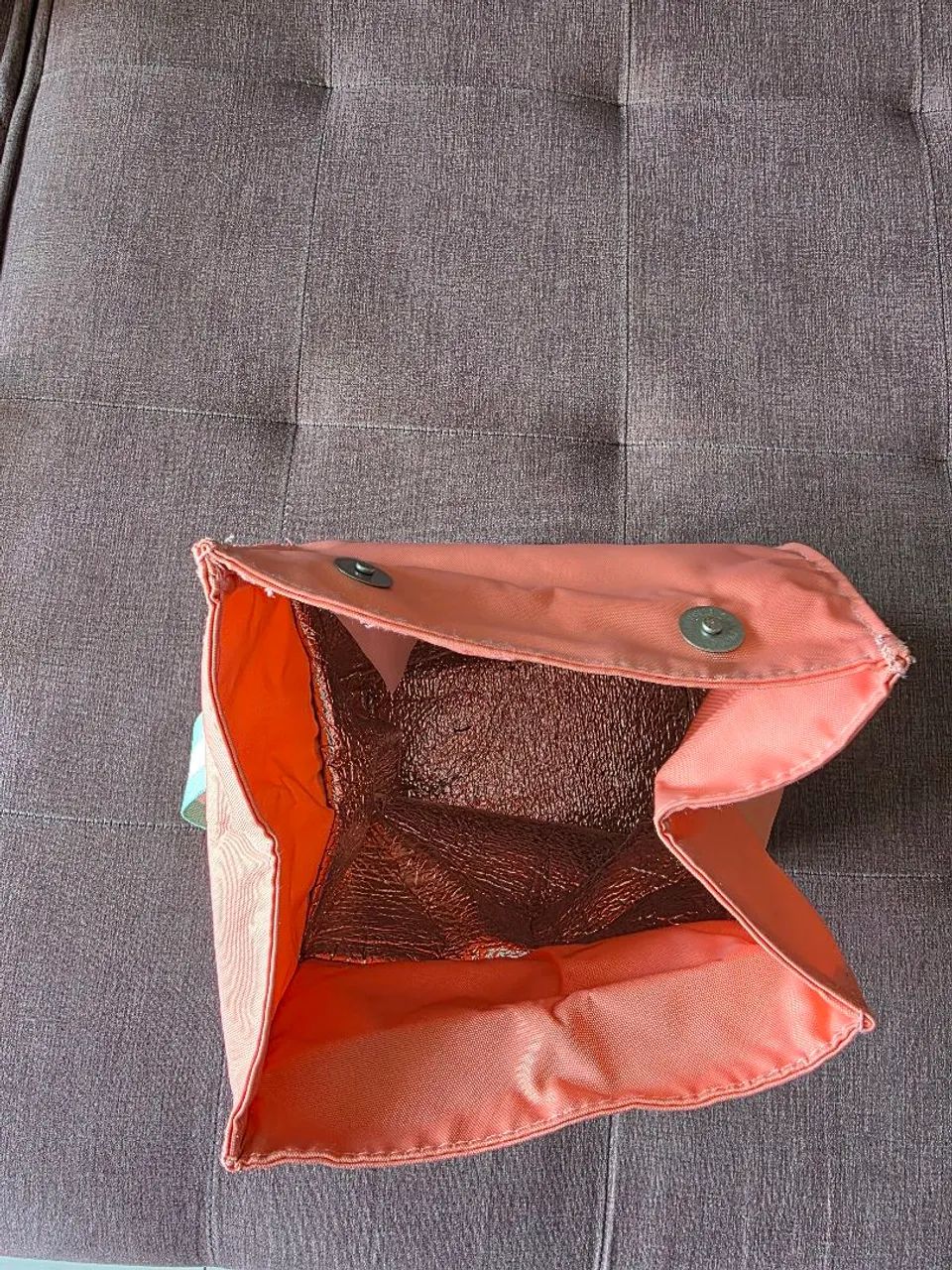 Bolsa Térmica de Mão / Lancheira Dobrável - Foto 2