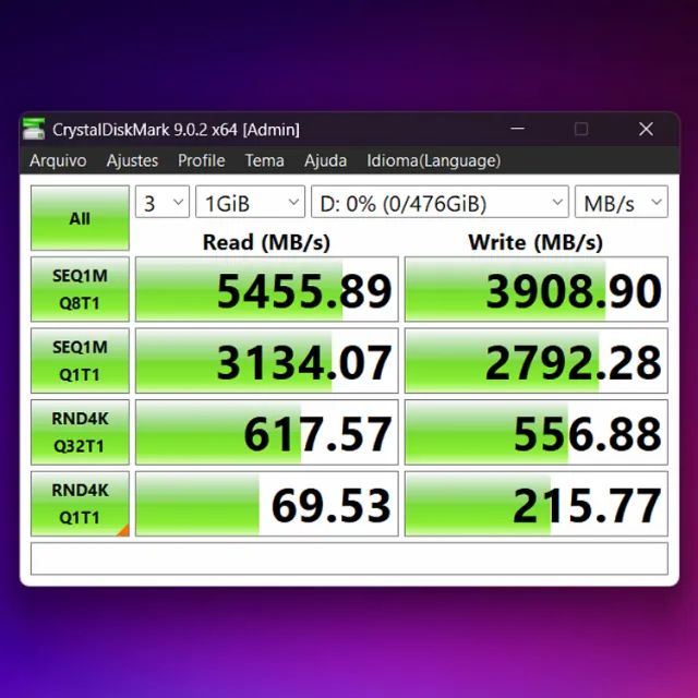  SSD NVMe GEN 4 MICRON 3400 512GB QLC M.2 2280 5.000MB/s - 4.000MB/s - Foto 2