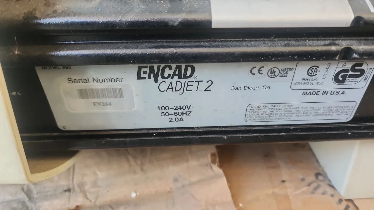 Plotter Encad Cadjet2 2 un SUCATA SUCATA  - Foto 3
