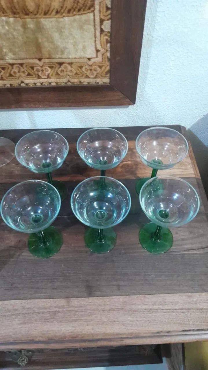 Antigas taças de vidro para coquetel - Foto 4
