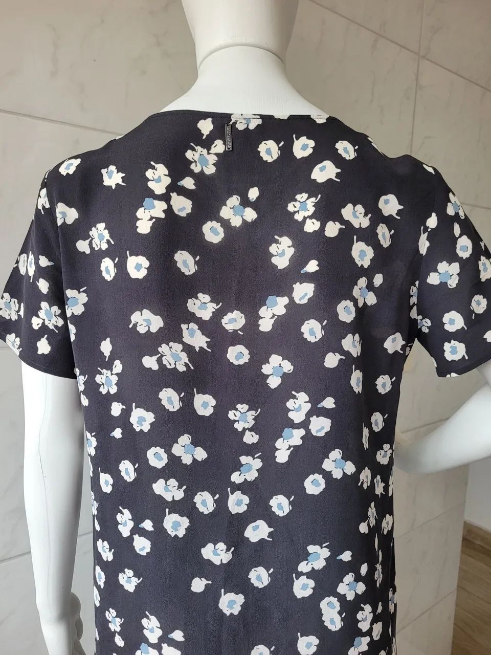 Vestido estampado 100%seda. - Foto 3