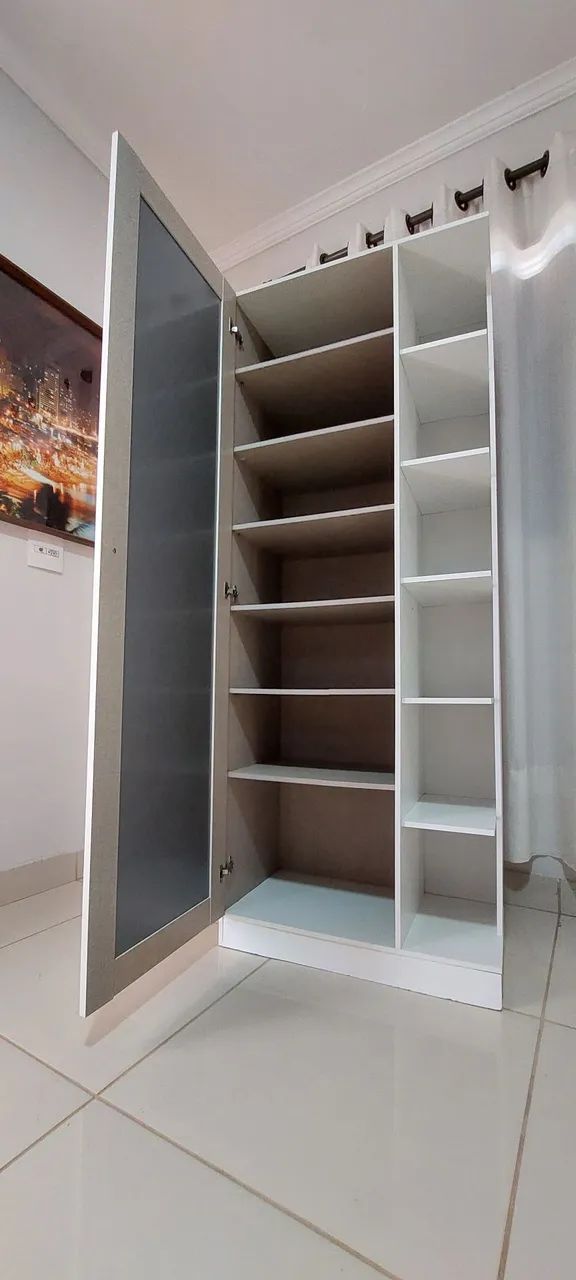 Armário Multiuso, Guarda Roupa e Sapateiro com Espelho - Foto 2