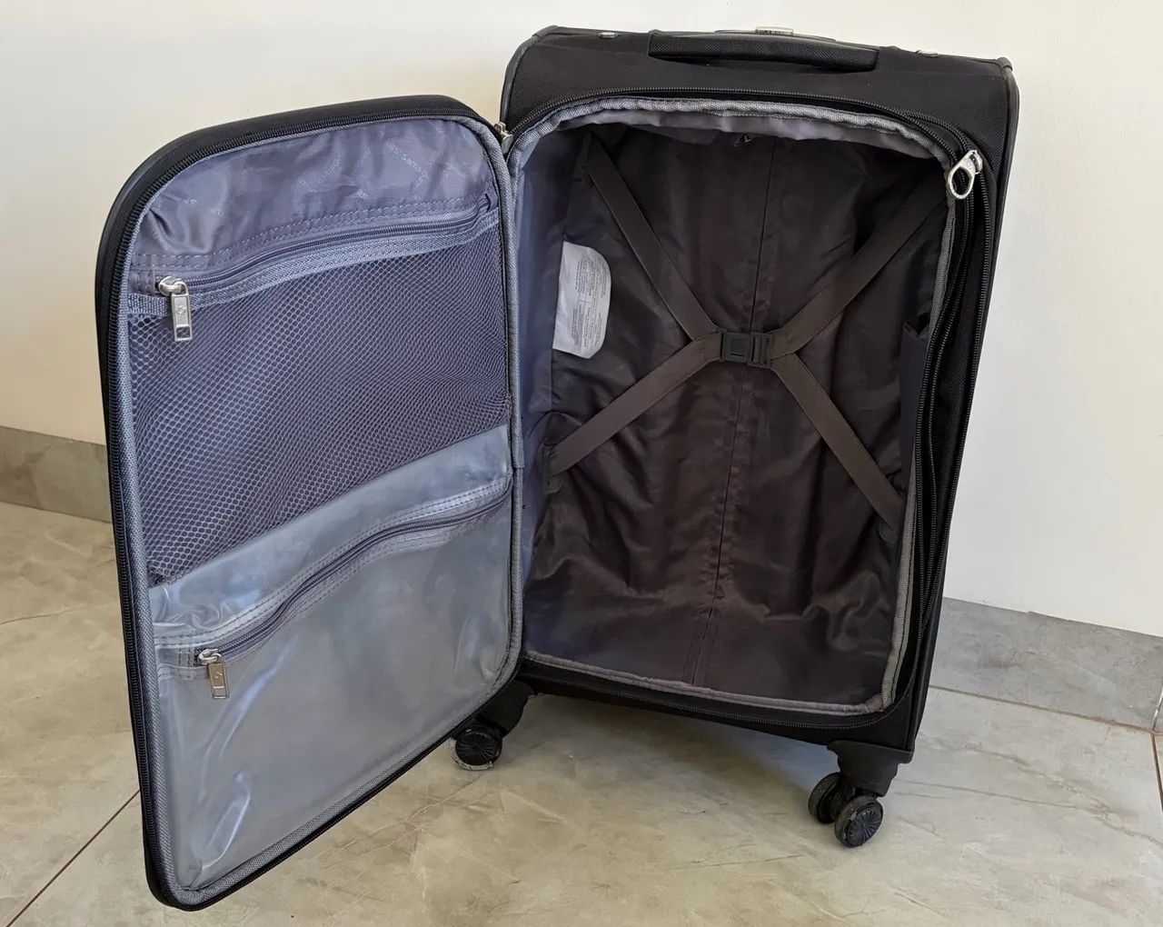 Mala de mão samsonite preta - Foto 5