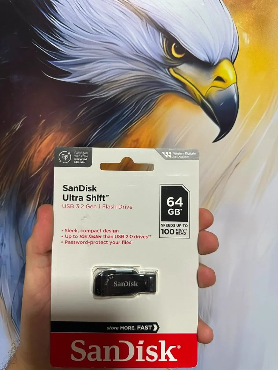 PENDRIVE 64GB | SANDISK | Alta Velocidade | Original