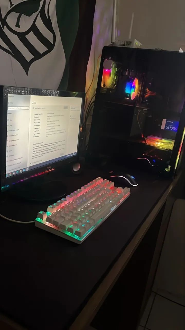 Vende-se pc com teclado e mouse profissional 
