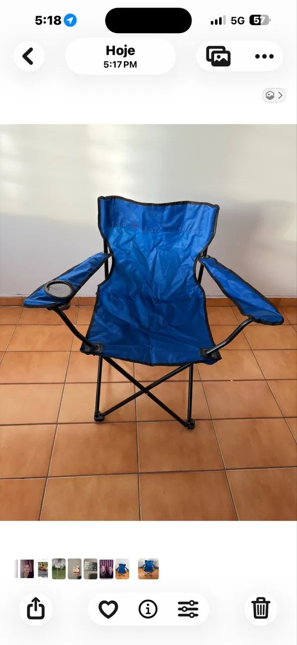 Cadeiras Camping  - Foto 3