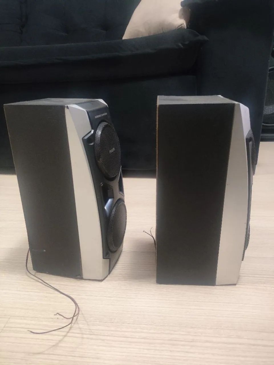 Caixas de Som Philips 3ohms, par funcionando, envio Olx Pay - Foto 3