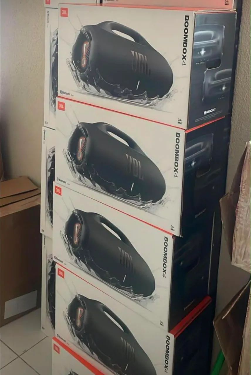 JBL BOMBOX 4 PRETA E LARANJA