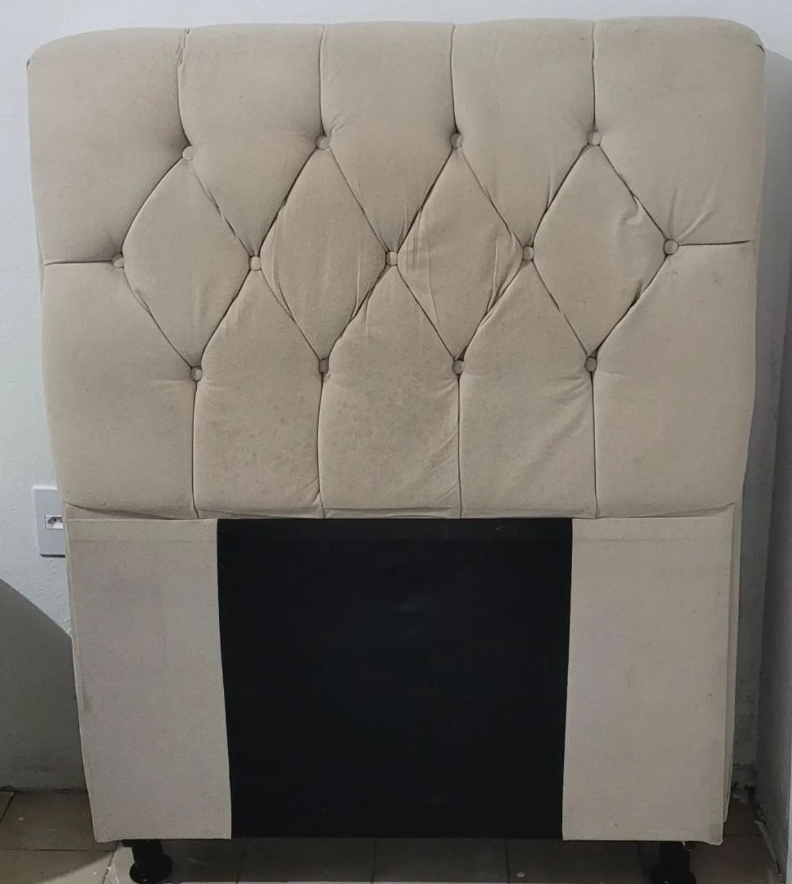 Cabeceira de Cama Captonê de Solteiro