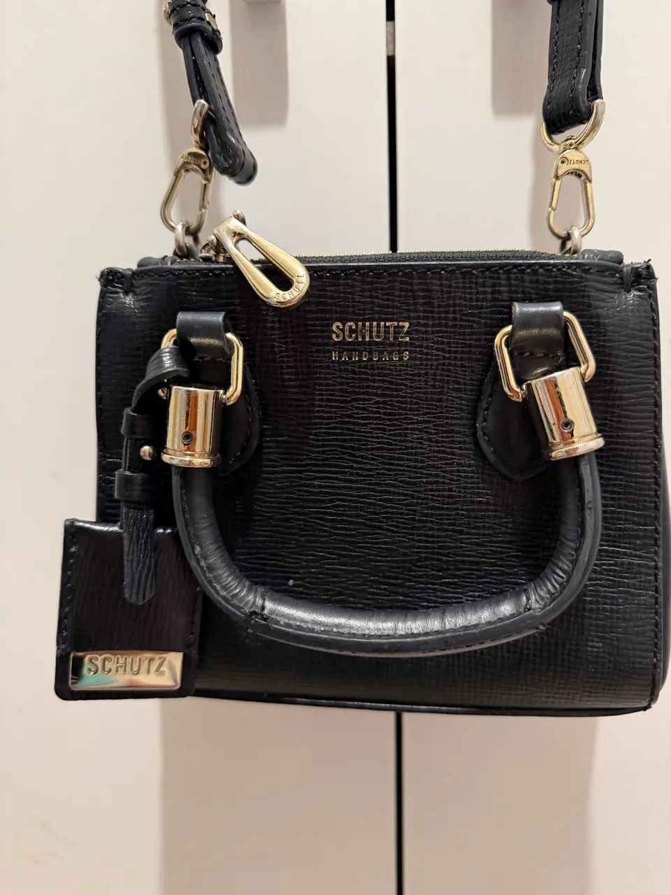 Bolsa Schütz baby Lorena preta  - Foto 3