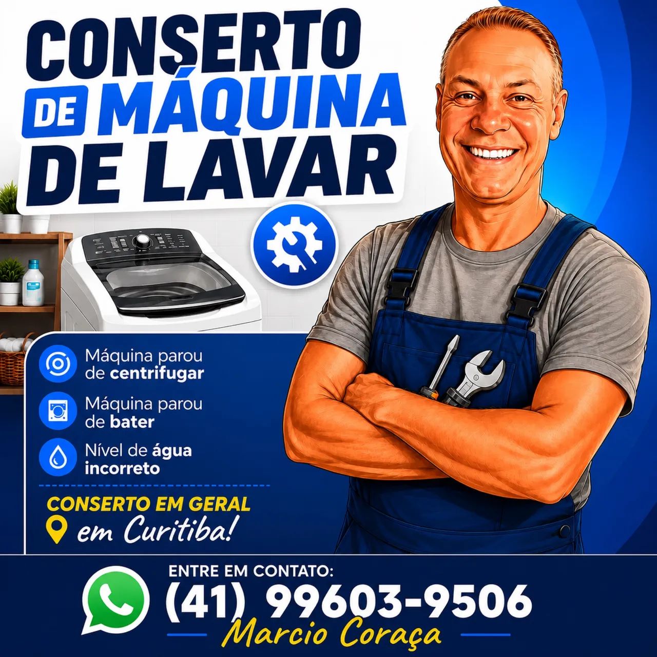 Concerto de máquina de lavar