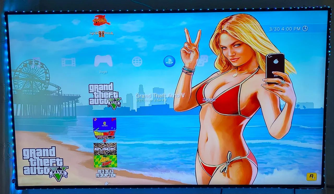PS3 com 400 jogos (Entrega grátis) - Foto 3
