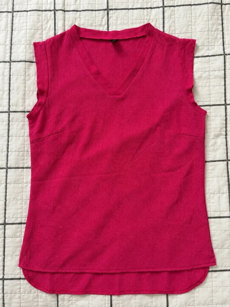 Blusa rosa social 