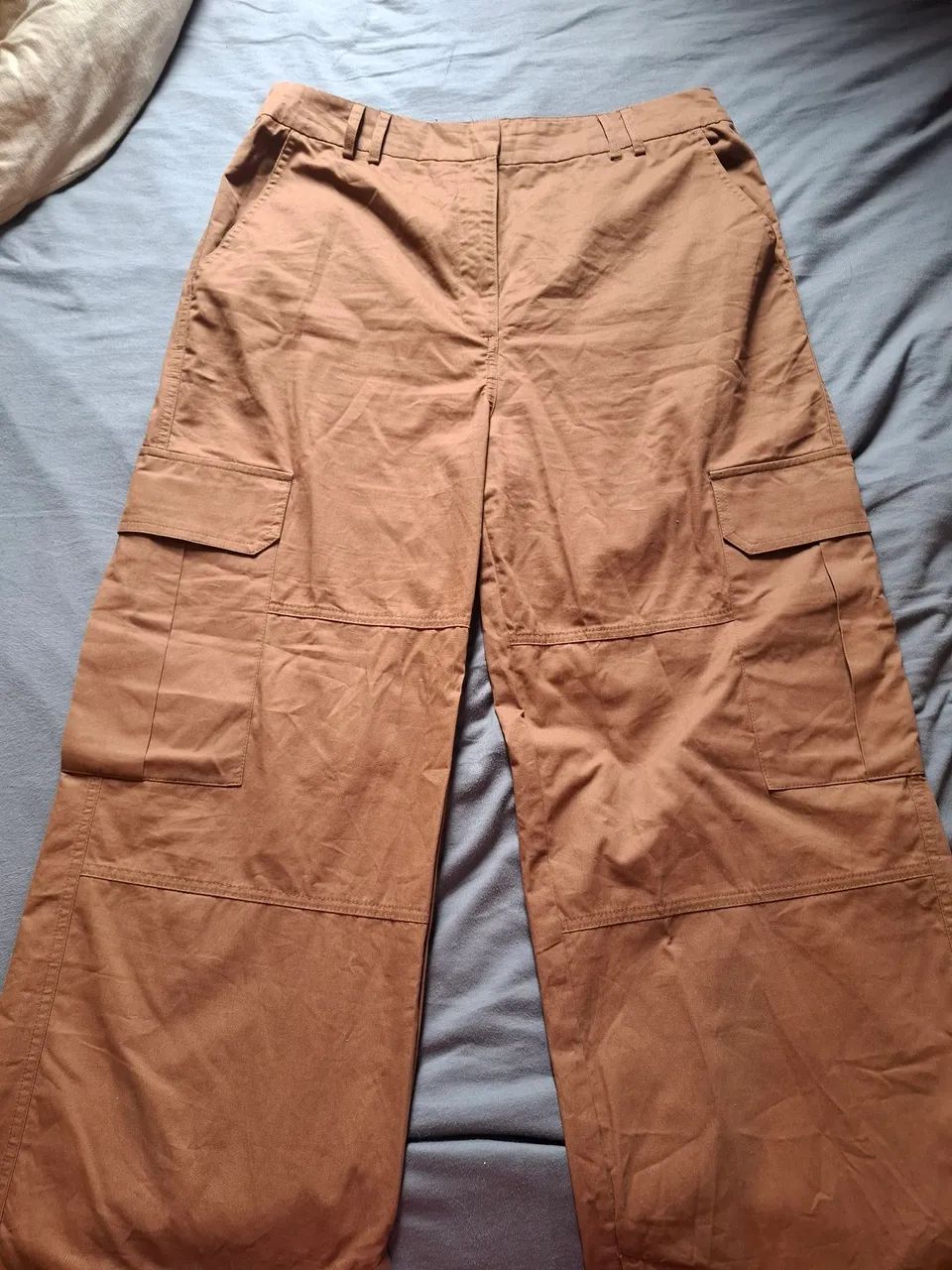 calça cargo marron hering tamanho 44