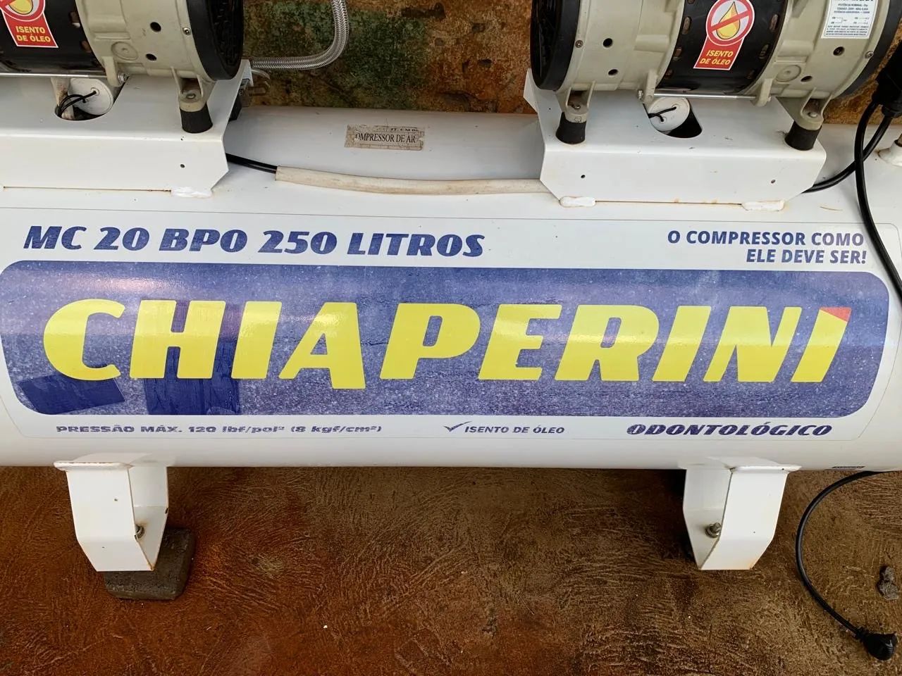 Compressor Chiaperini 20 pés 250 litros - Foto 4