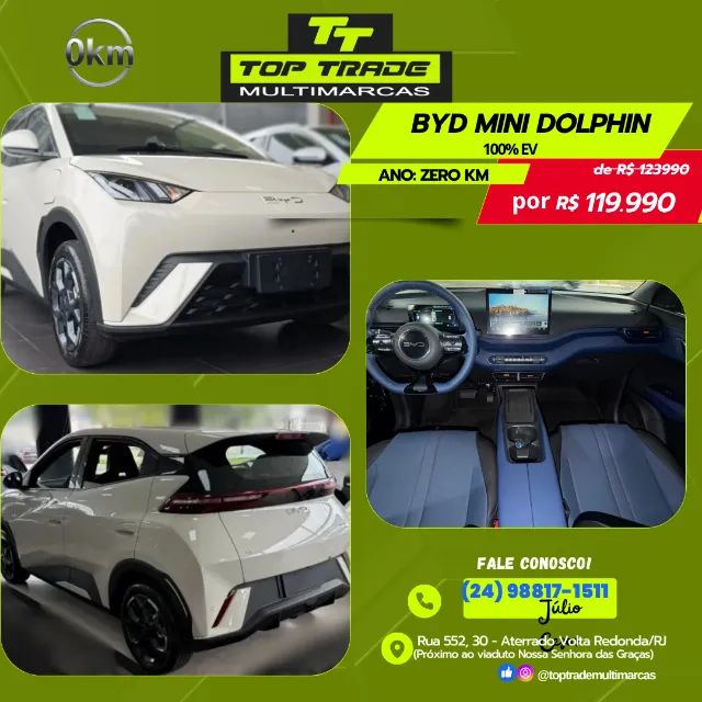 BYD Dolphin Mini (Elétrico) 2027