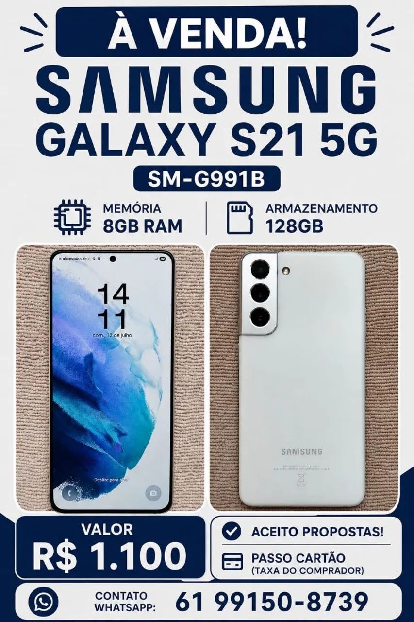  Samsung Galaxy S21 5G 128GB