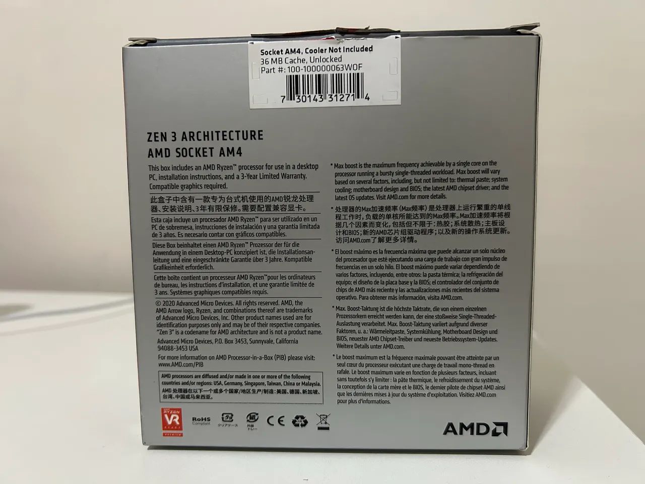 Processador Ryzen 7 5800x - Foto 2