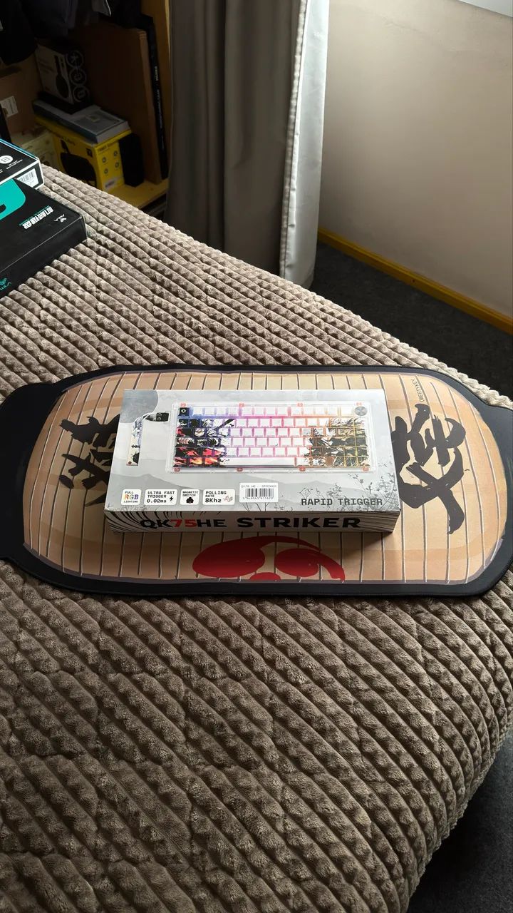 QWERTYKEY75 HE Striker - Teclado Magnético Hall Effect Rapid Trigger + Mousepad - Foto 5