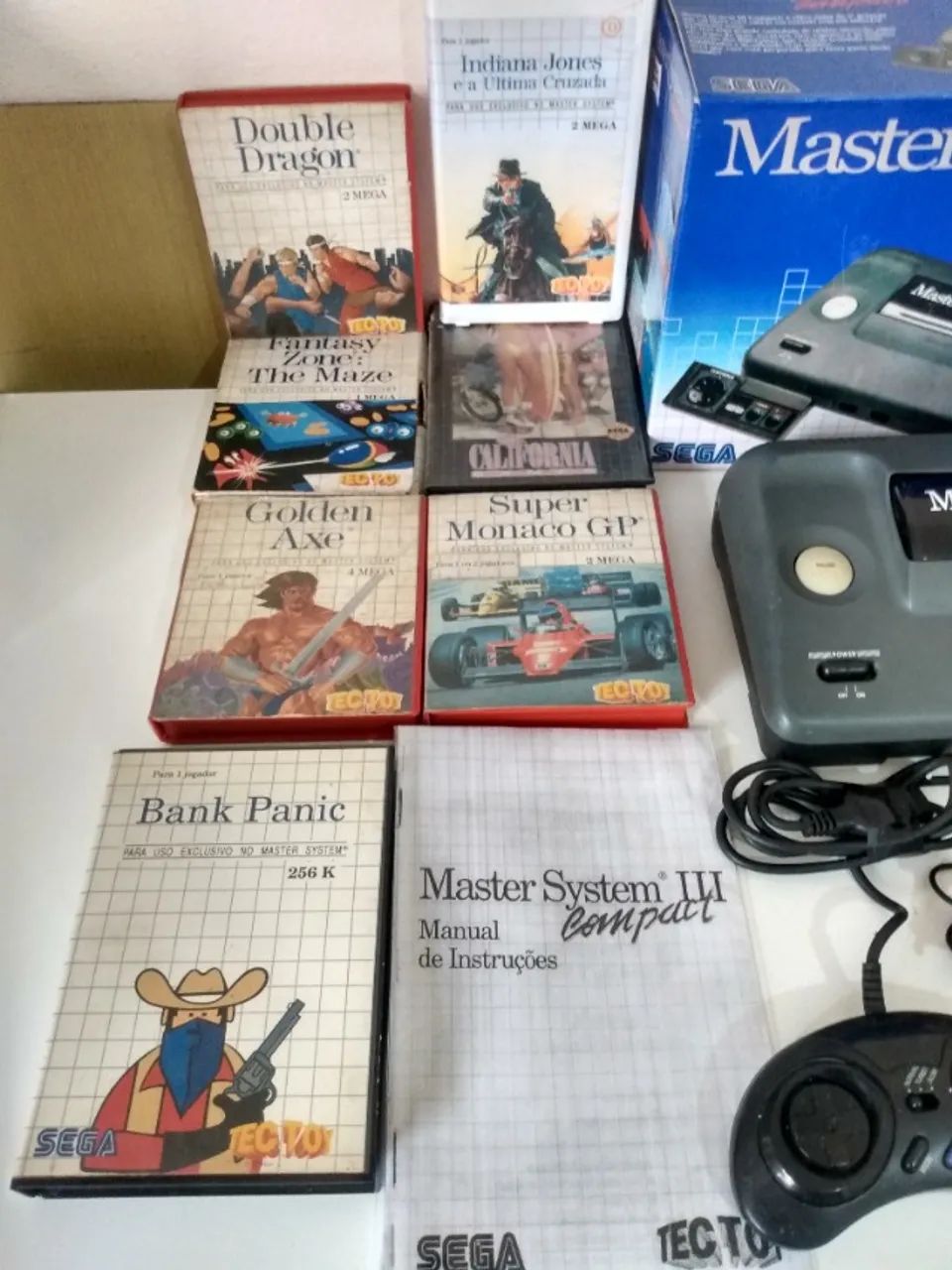 master system 3 original completo mais jogos - Foto 2