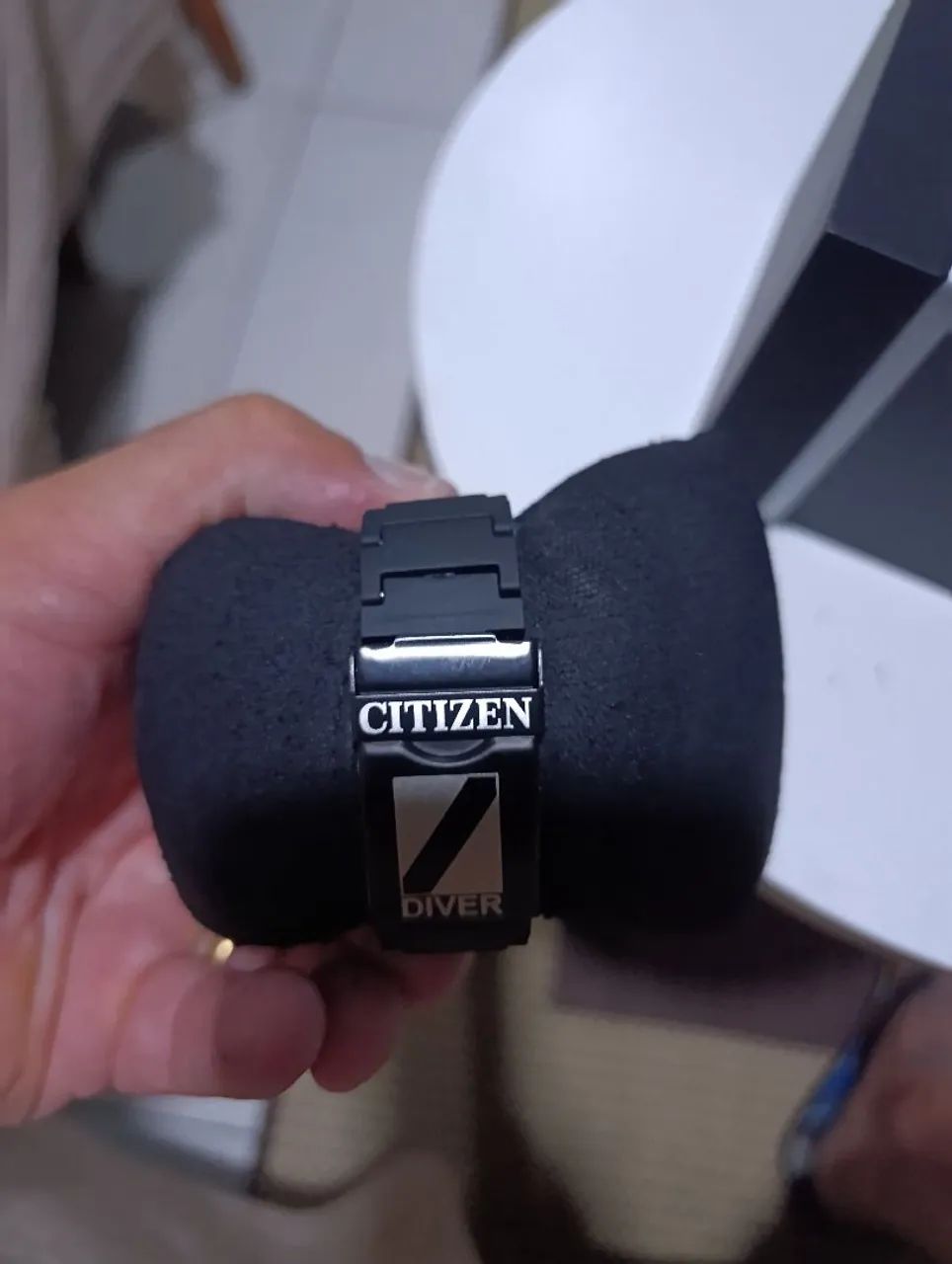 Citizen alticrhon Titanium eco drive mostarda  - Foto 5
