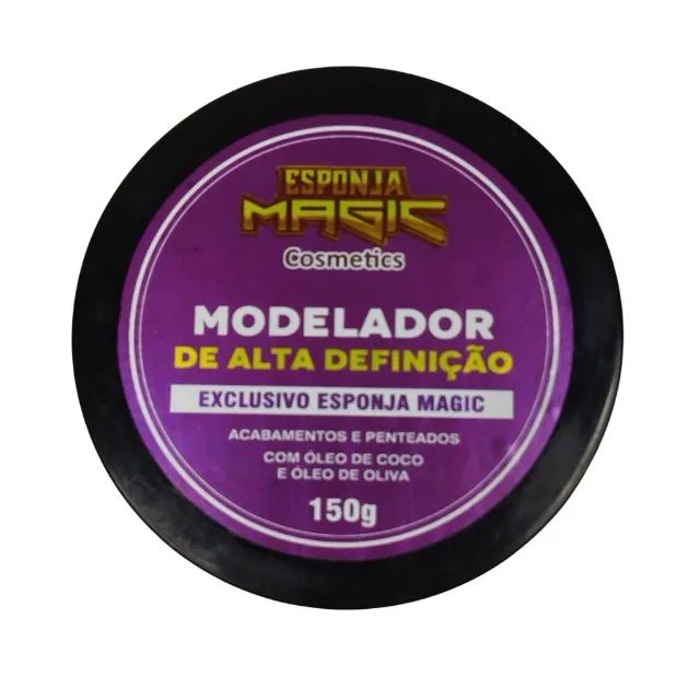Pomada Modeladora Para Tranças e Penteados Esponja Magic 150g - Foto 5
