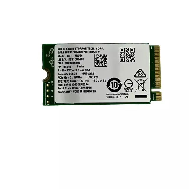 SSD NVME GEN 3 256GB 