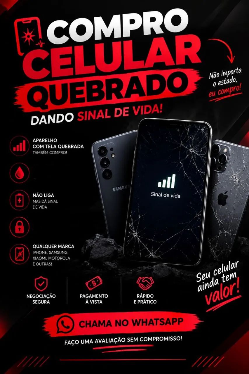 Celular quebrado 