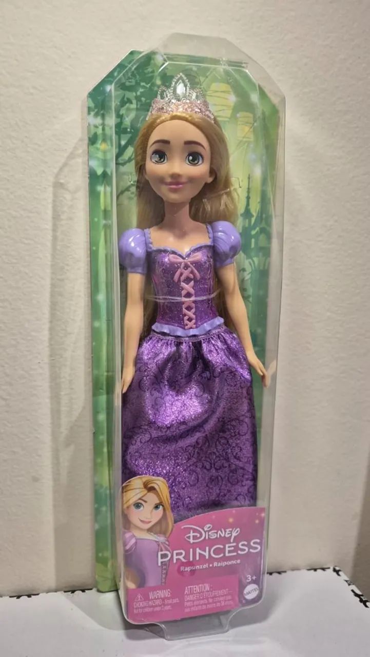 Boneca Princesas Disney Rapunzel ORIGINAL - NOVA e LACRADA!