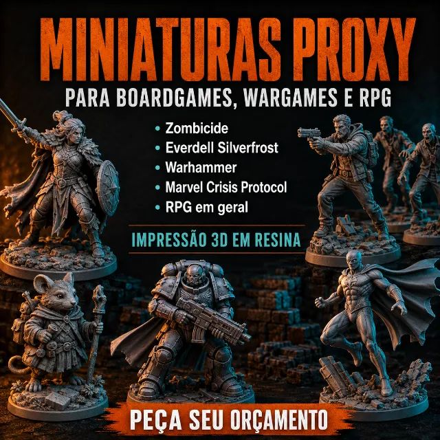 Miniaturas para RPG & Boardgames