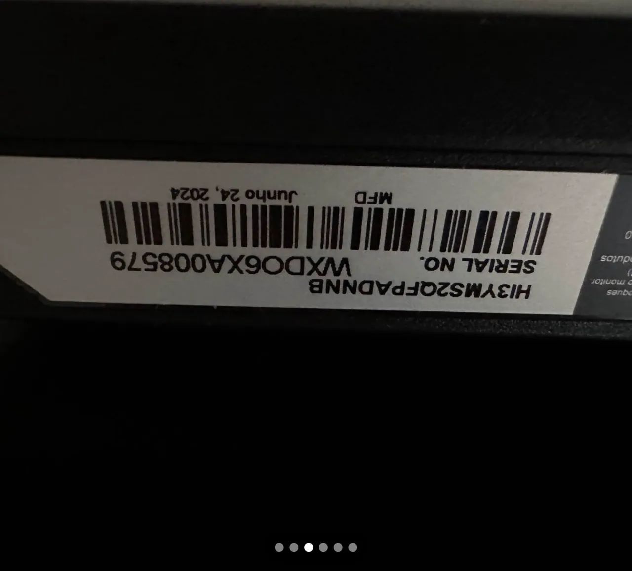 Monitor AOC 22B1HM5, um monitor LCD (LED backlight) de 21,5 polegadas  Preto - Foto 4