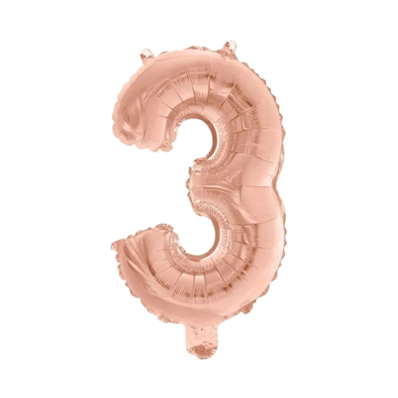 Balão n úmero 3 - rose gold - Foto 2