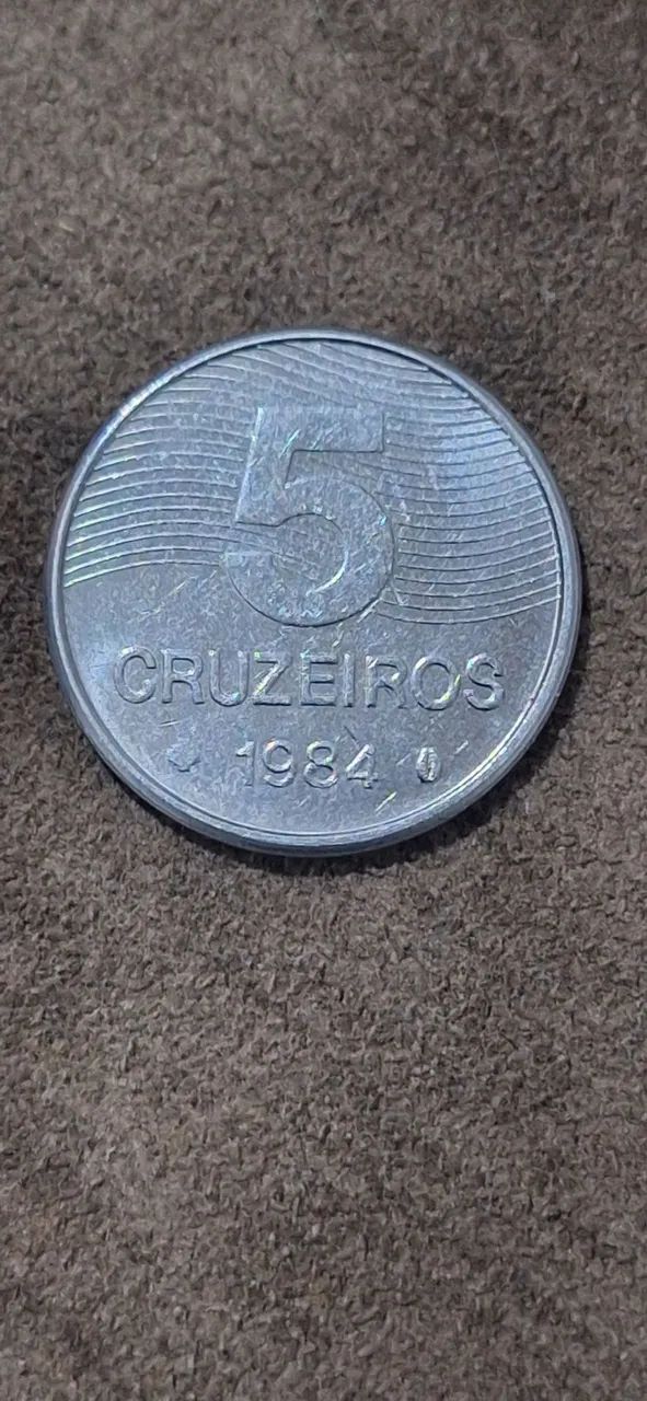 Moeda de 5 Cruzeiros 1984