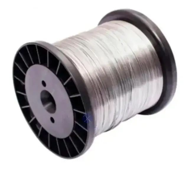 Bobina 100m Cabo De Aço Revestido Pvc Cristal 1,75mm Varal - Foto 2