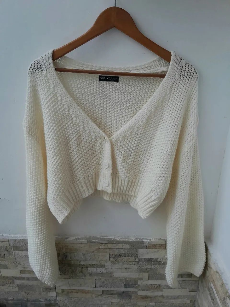 Cardigan em crochê