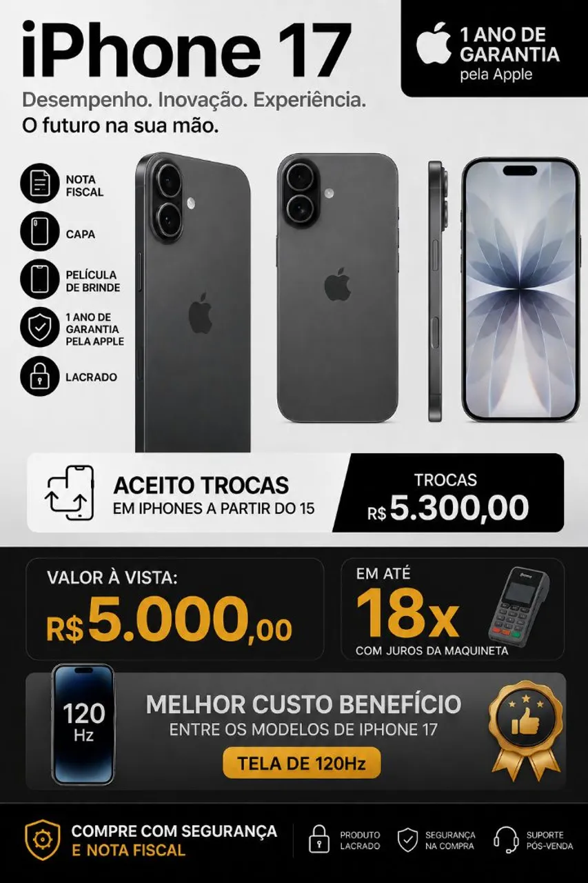 iPhone com garantia de 1 ano - Celulares e Smartphones - Palmeira