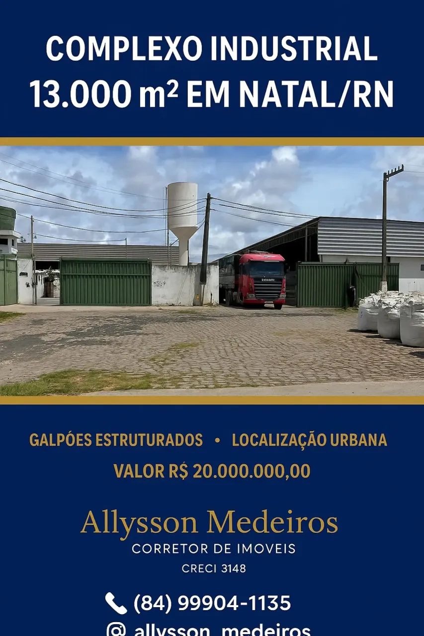 Complexo Industrial - 13.000 m2 de Galpões Estruturados.