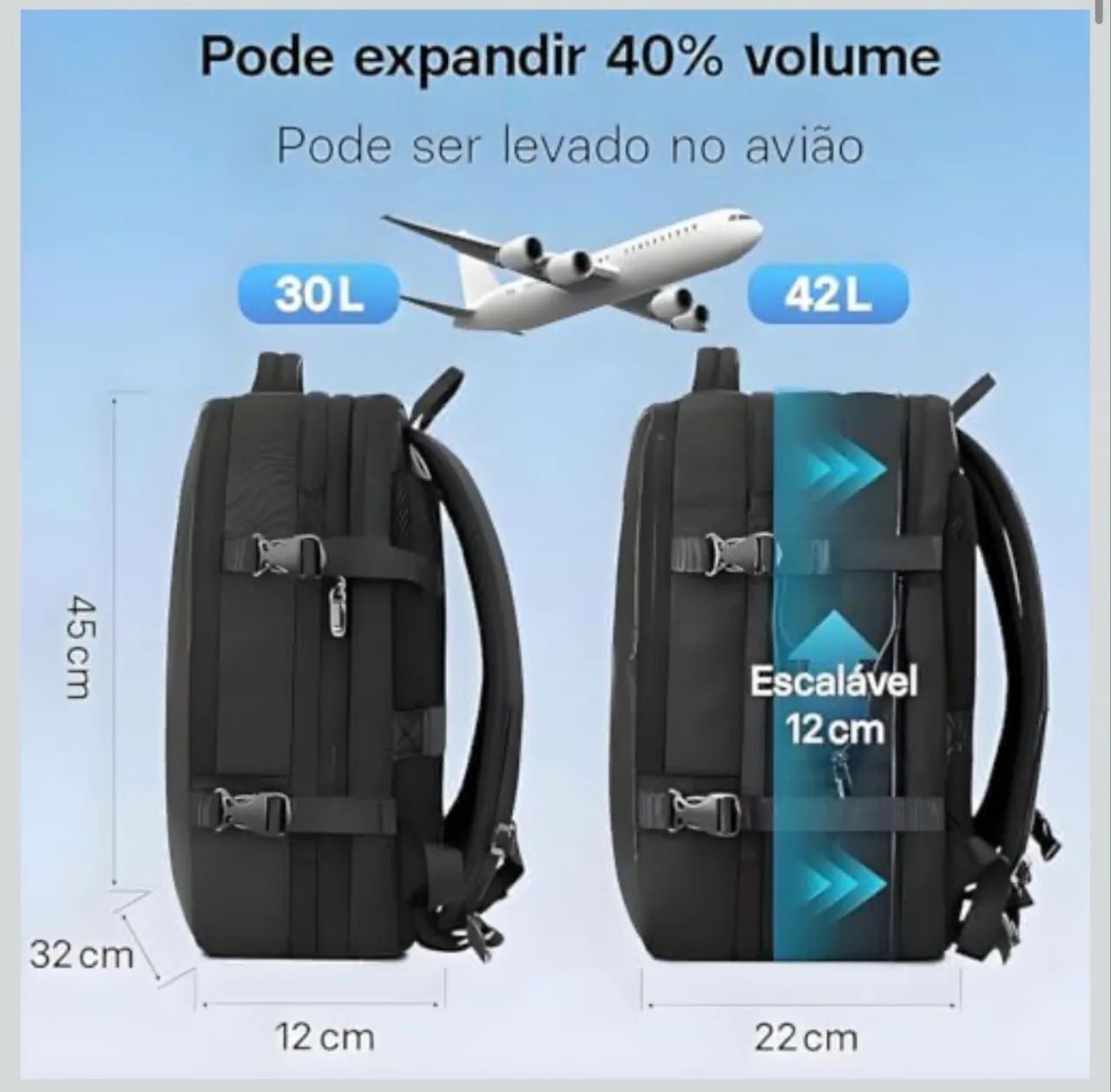 Romantic Crown Mochila Mala se Bordo de Viagem para Notebook - Foto 5
