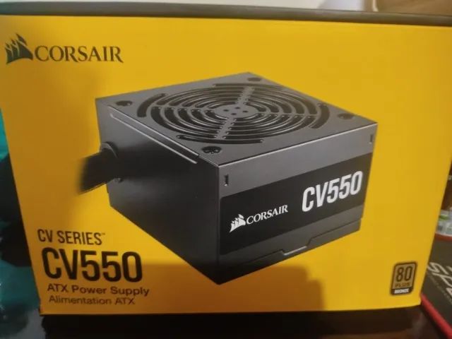 Fonte Corsair CV550 ATX - 80 plus bronze