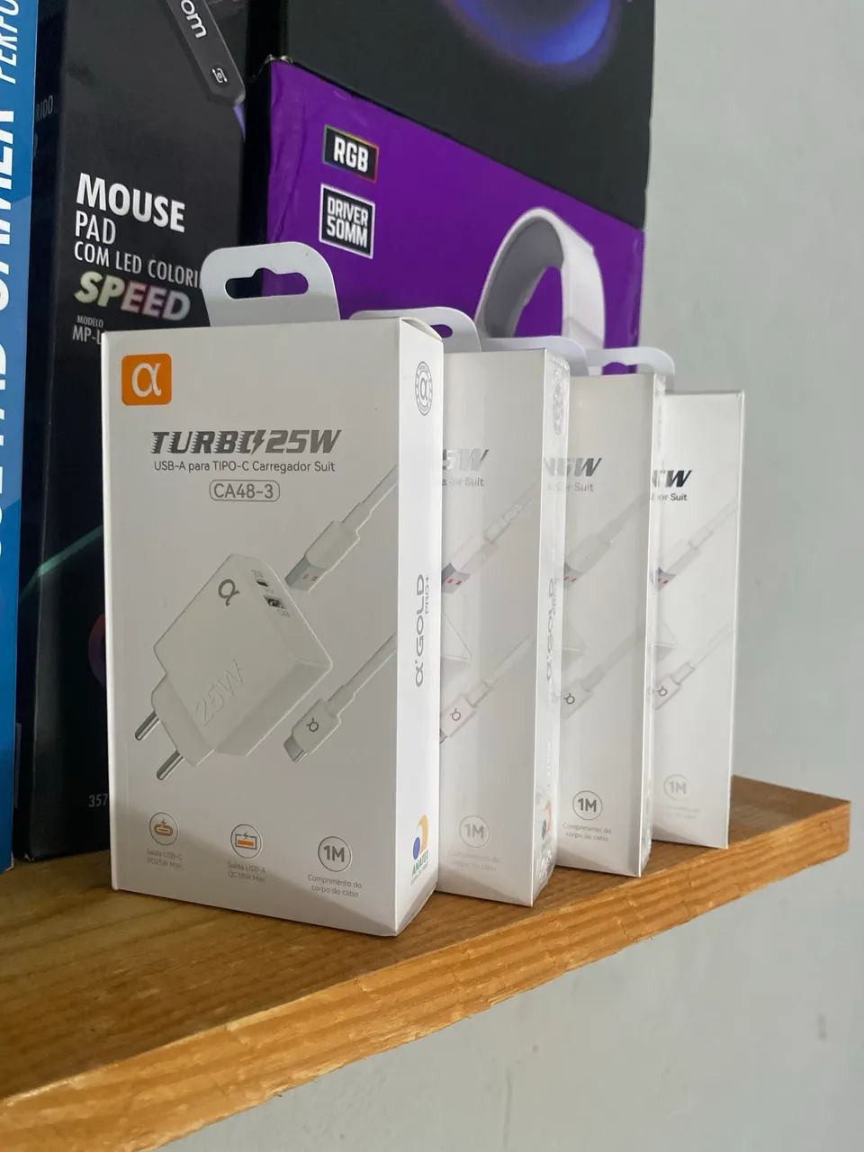 Carregador Lightning Agold 25w - Foto 3