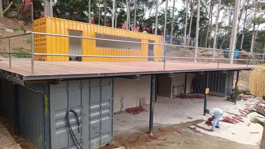 Lanchonete e banheiros para camping feito em Container. - Foto 3