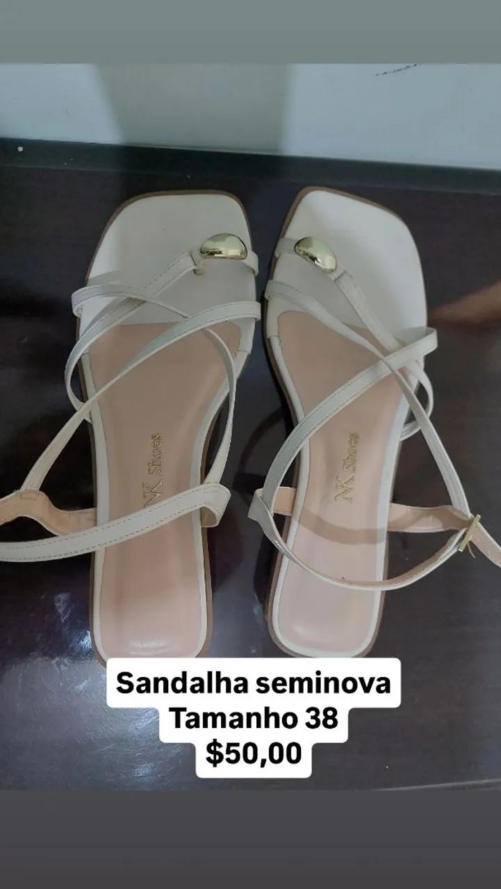 Sandálias novas e seminovas - Foto 4