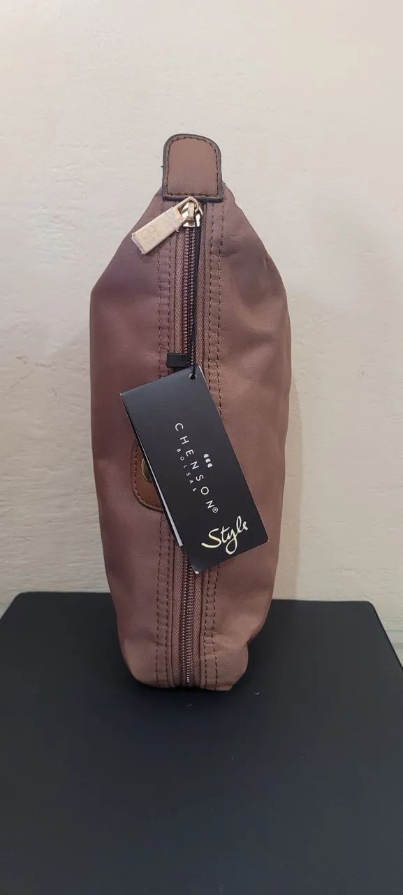 Necessaire Estilosa Marrom Nova - Foto 3