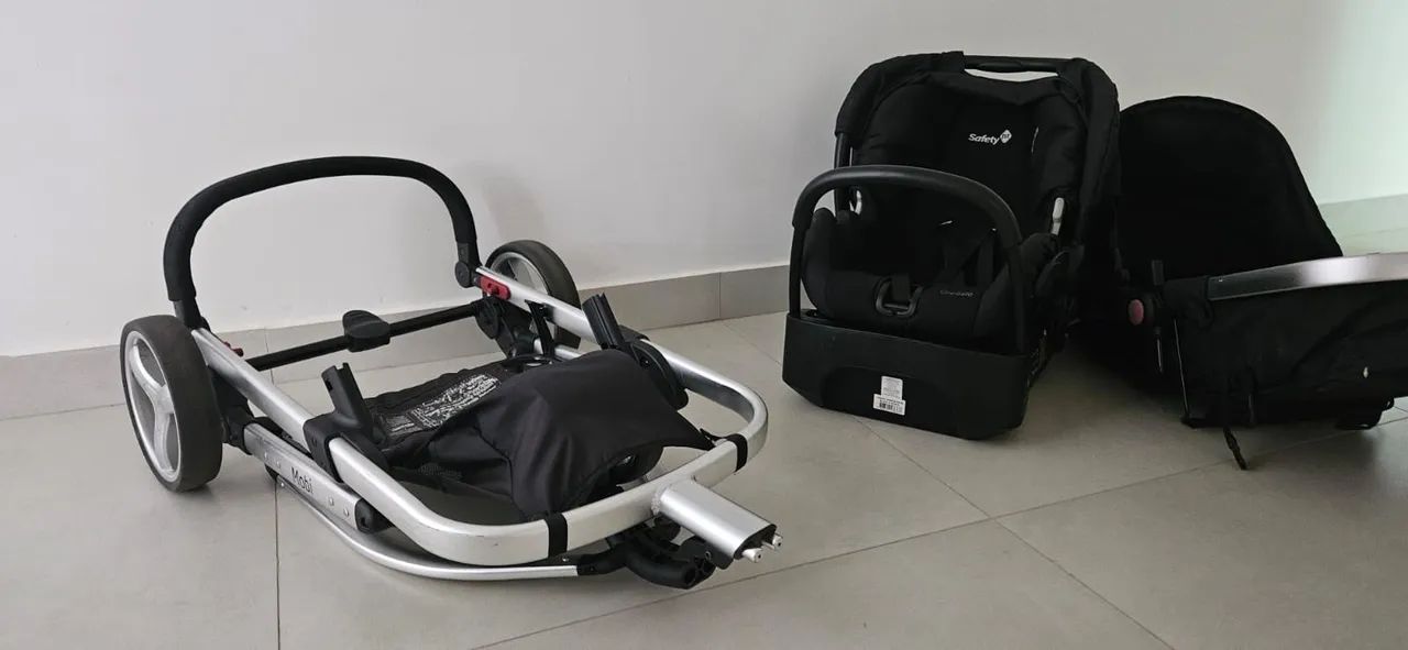 Carrinho e bebê conforto da safety first  - Foto 4