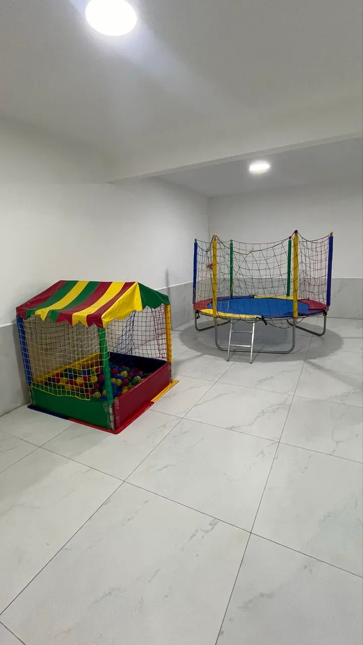 CAMA ELÁSTICA 2,4m + PISCINA DE BOLINHA 1xm1x - Foto 2