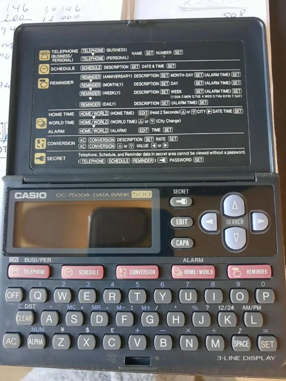 CASSIO DATA BANK modelo ( Dc-7500A) - Foto 2