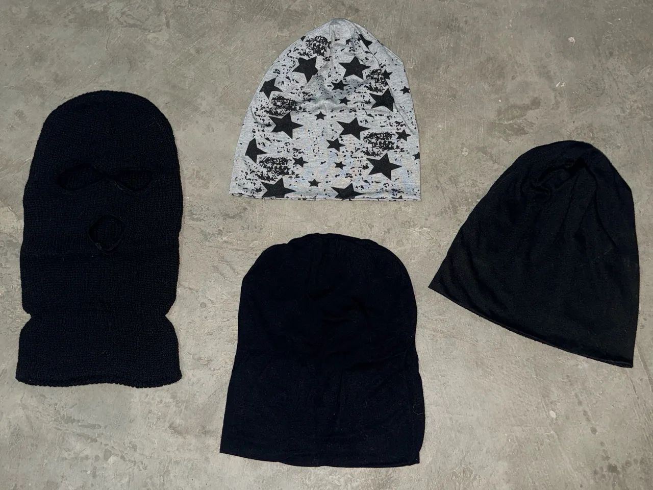 Kit 3 Gorros e 1 Balaclava