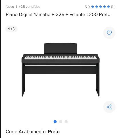 Piano Digital Yamaha