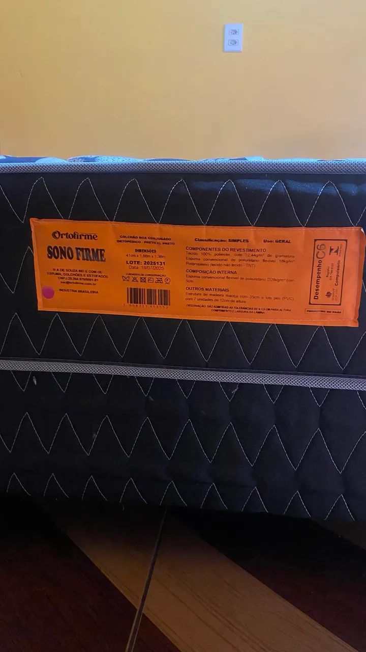 Cama ortopédica Box casal 
